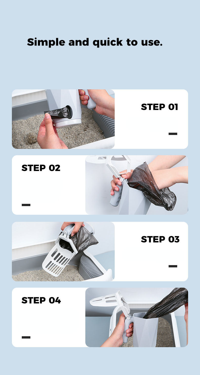 Easy Clean Cat Litter Scoop